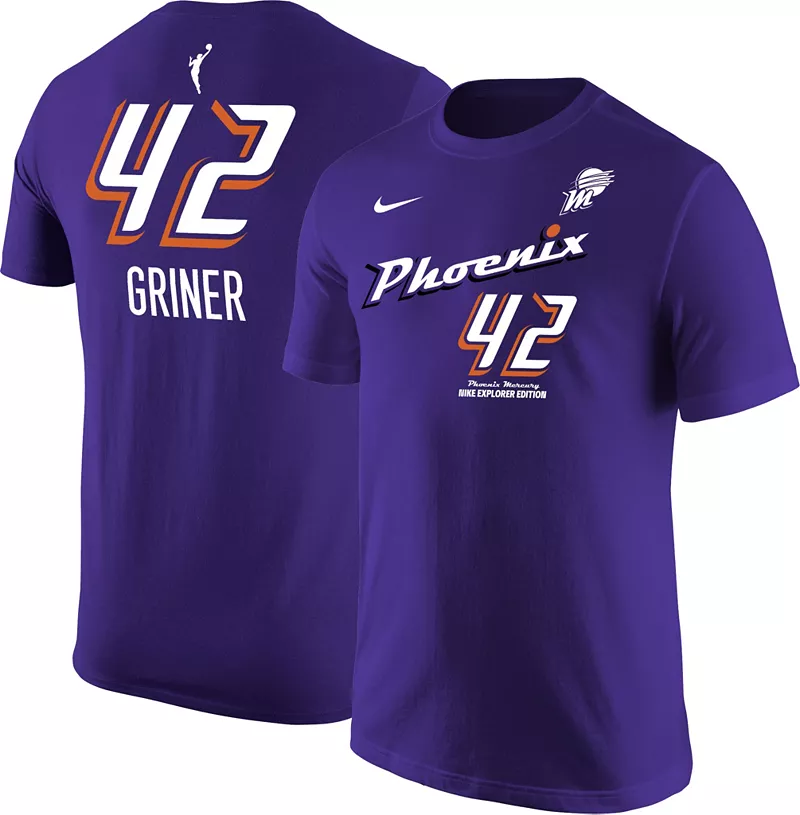 

Фиолетовая футболка Nike для взрослые Phoenix Mercury Brittney Griner #42