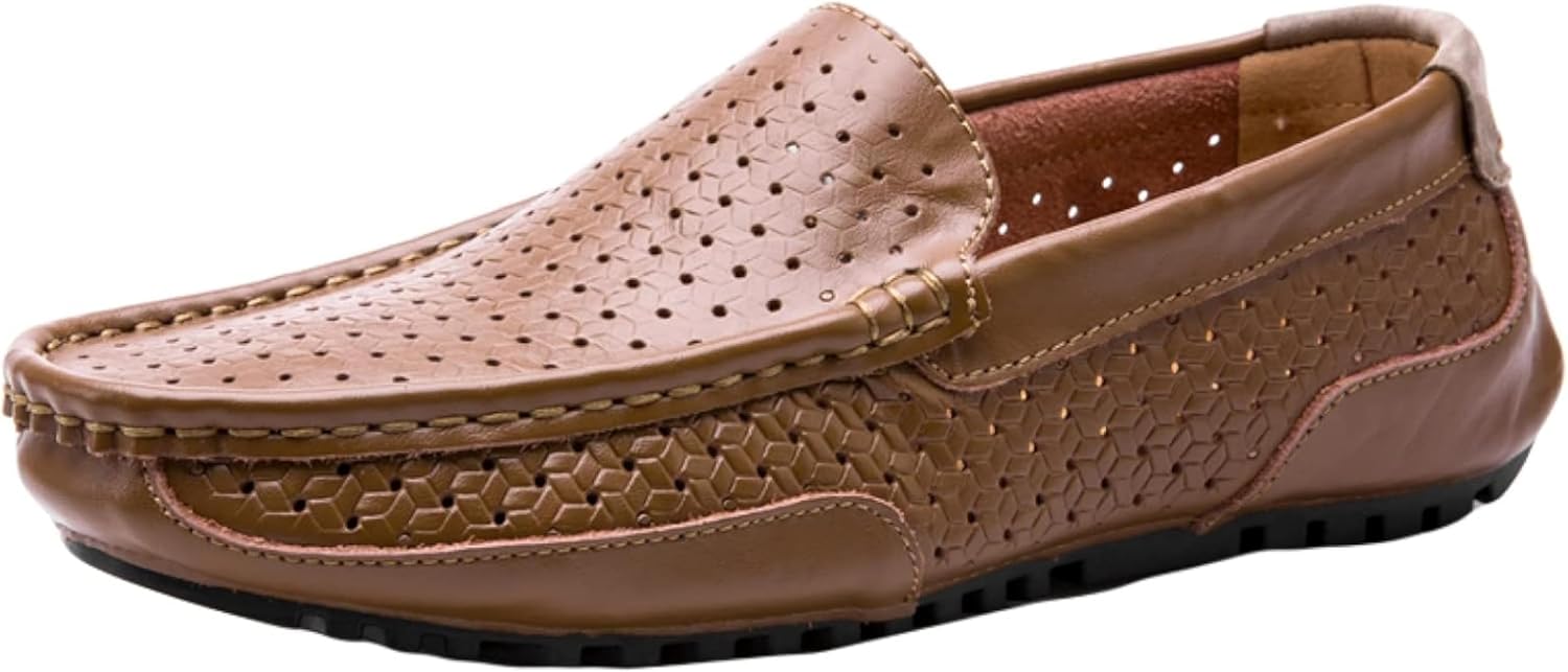 

Мужская повседневная обувь, слипоны, летние туфли, обувь для вождения Oxcowniu, хаки