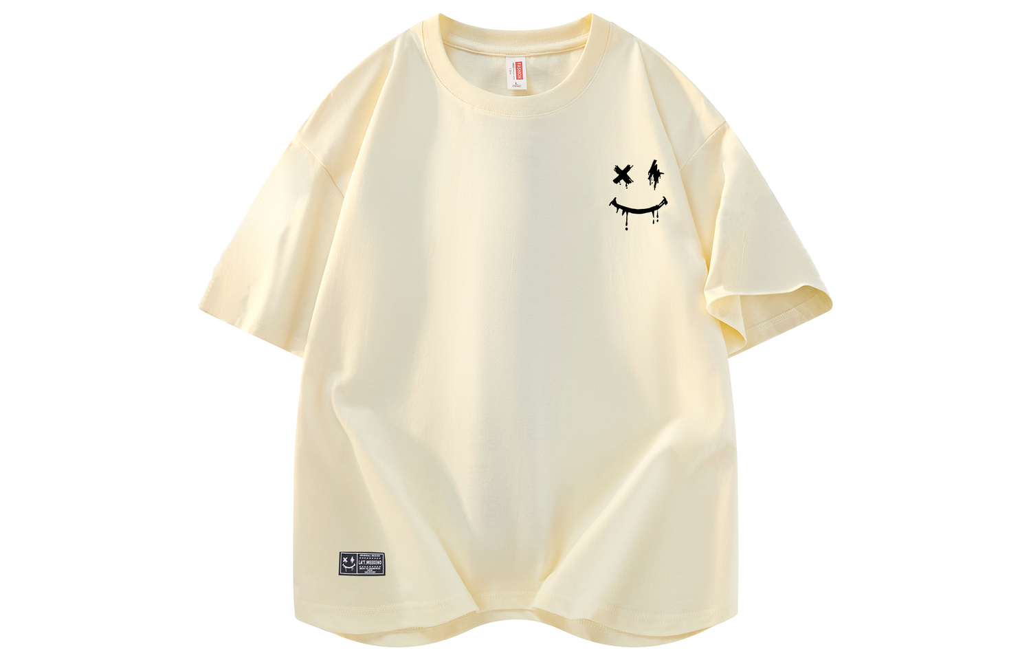 

Футболка унисекс LA'T.WEEKEND, Light Apricot (260G Heavyweight 100% Cotton Twin Yarn)