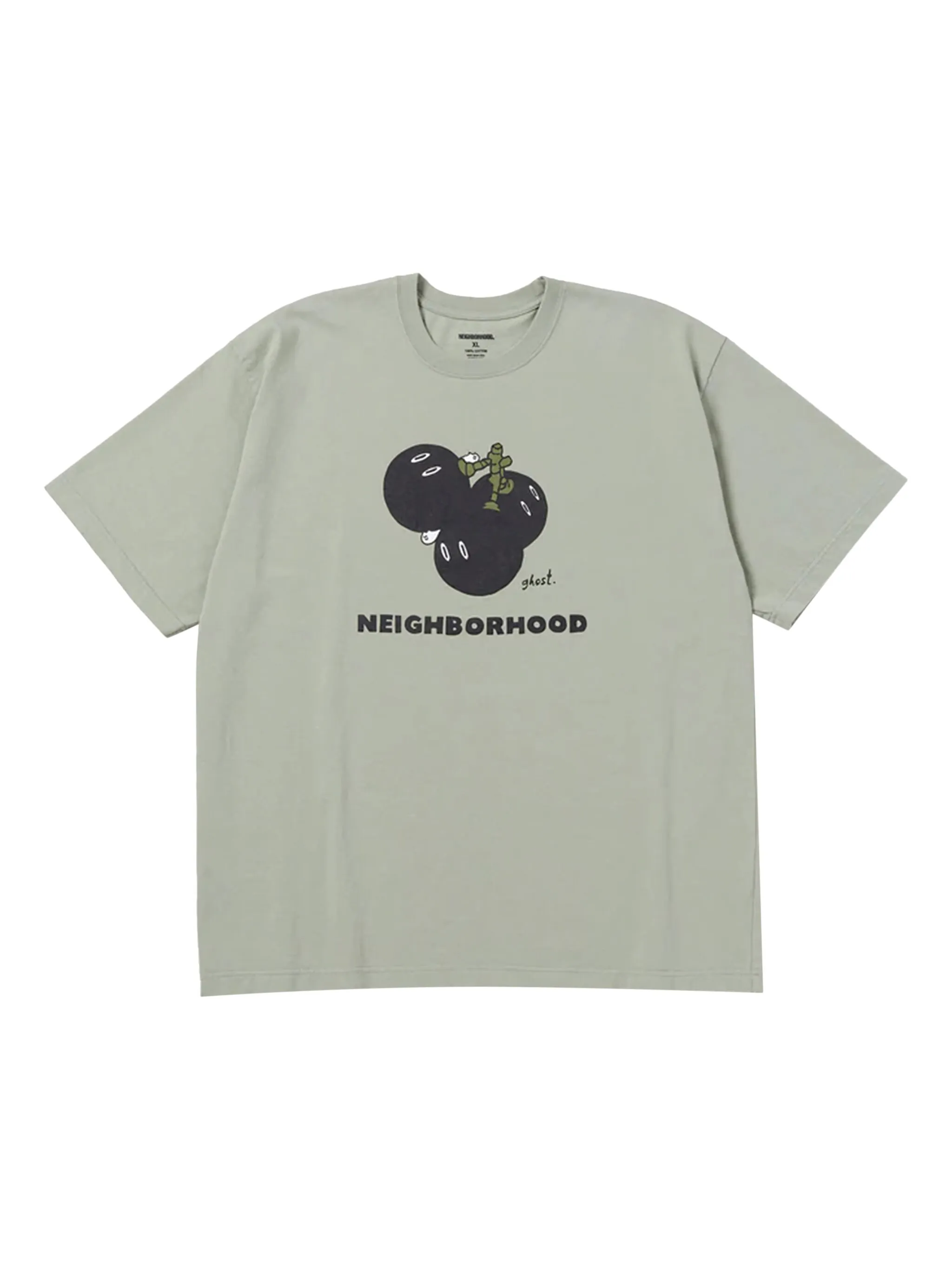 

Футболка с графичным принтом Neighborhood, зеленый