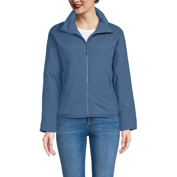 

Женская утепленная куртка Wanderfree Lands' End, цвет light indigo blue