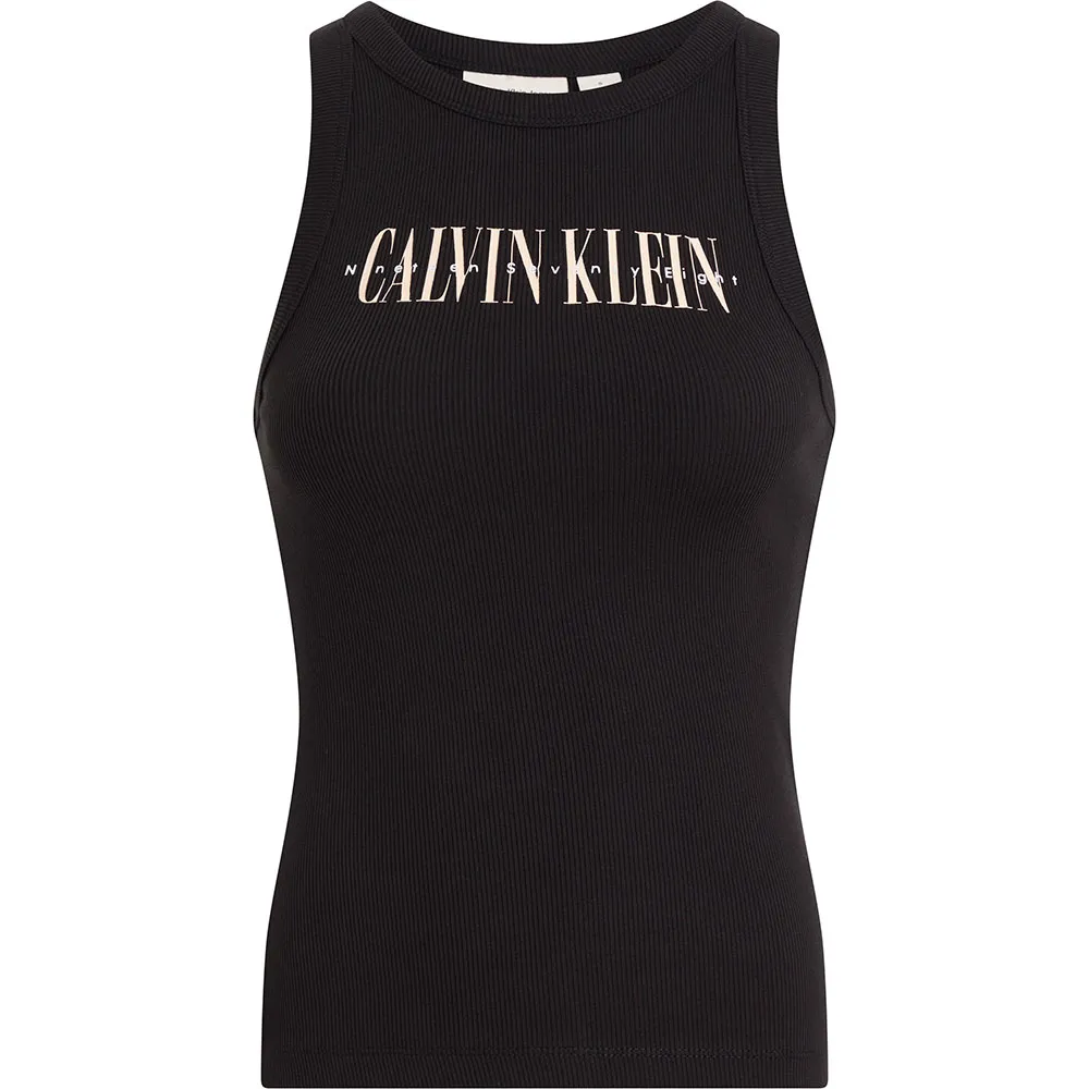 

Футболка без рукавов Calvin Klein Jeans Varsity, черный