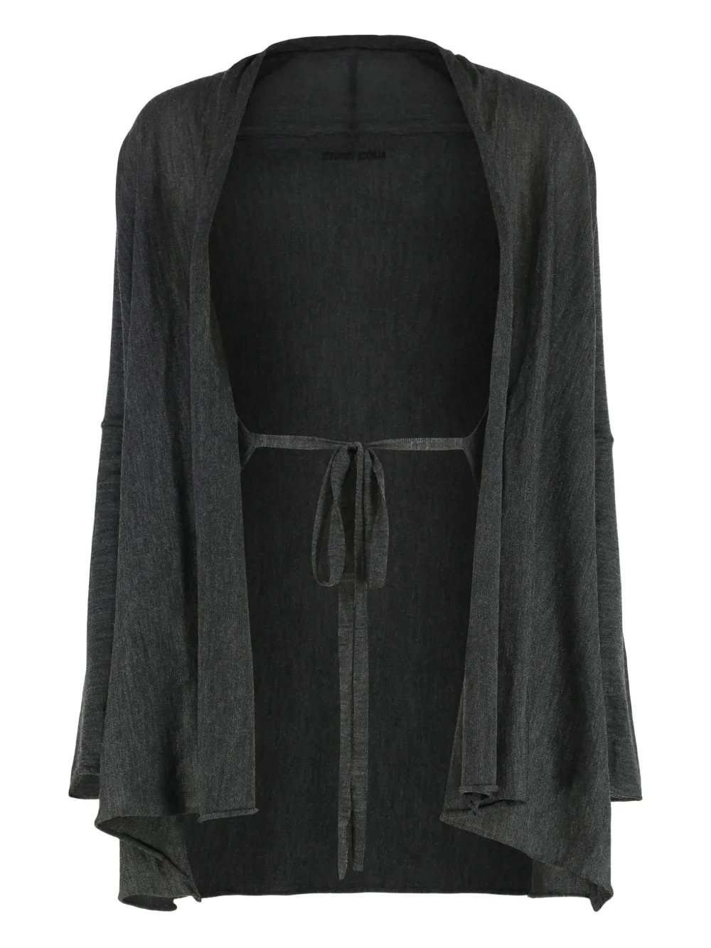 

Кардиган с завязками Alberta Ferretti, серый