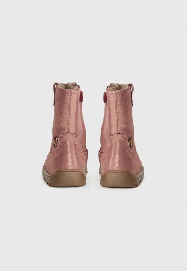 Ботинки barefoot zeru tex, классические ботильоны, розово-золотистого цвета Froddo, Pink/Gold-Coloured — фото 3