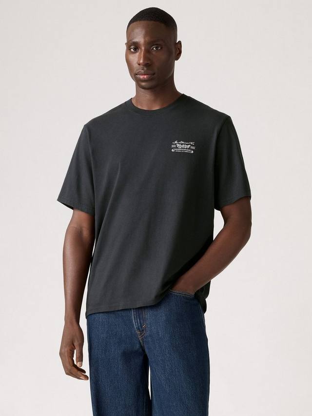 

Футболка с коротким рукавом и круглым вырезом из хлопка Levi's, Eagle Buckle