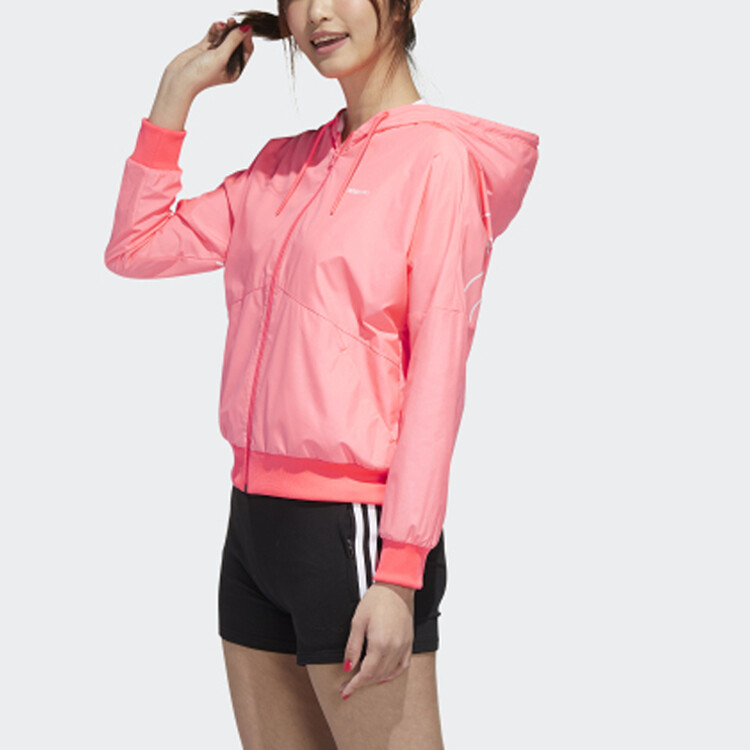 Куртка женская ярко-розовая Adidas Neo, розовый — фото 4
