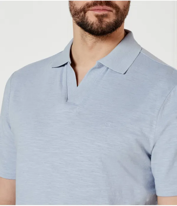 Футболка поло Regular fit Calvin Klein, синий — фото 4