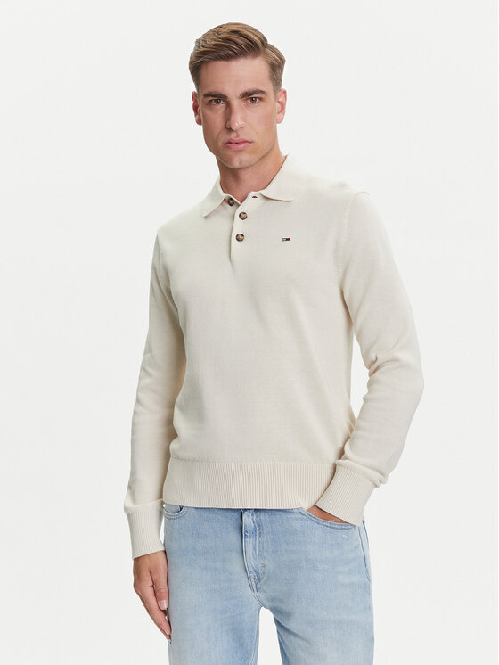 

Свитер slim fit Essential DM0DM20304 Tommy Jeans, бежевый