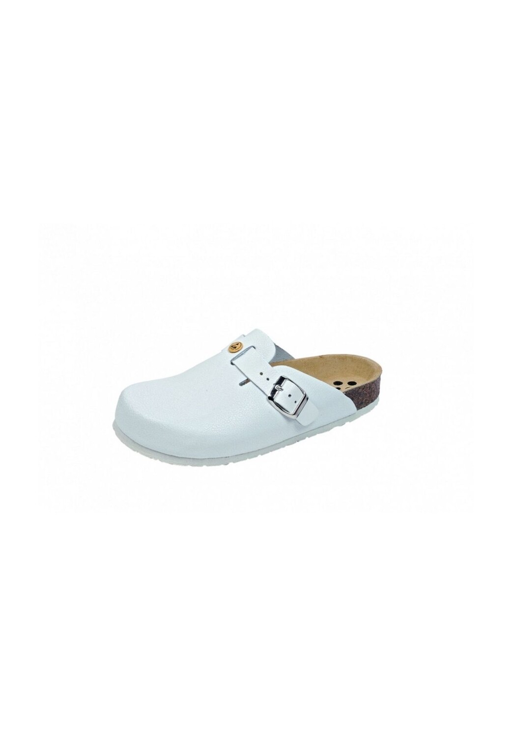 Сабо женские ESD Schuhmode Weeger с пряжкой, белый