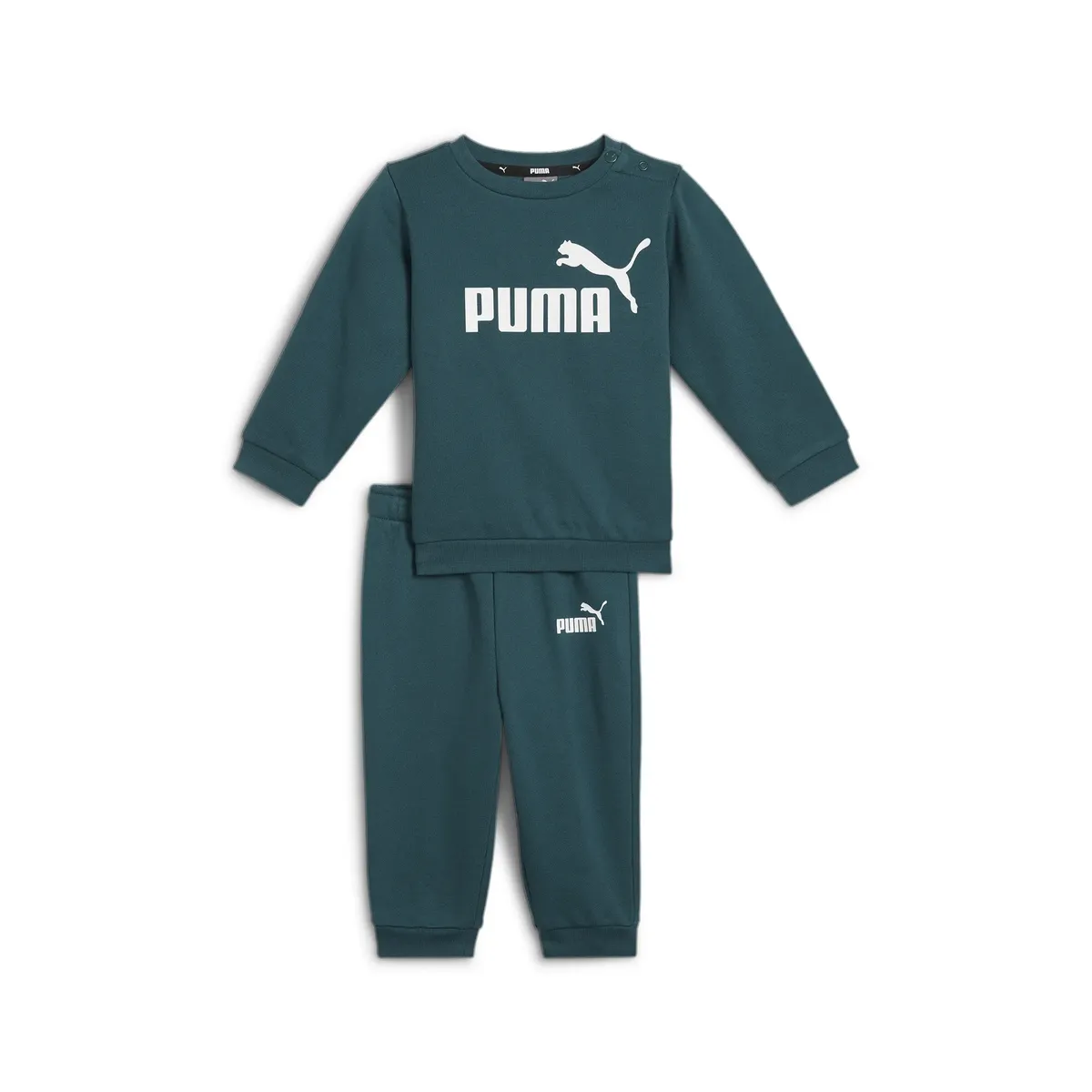 

Спортивный костюм PUMA "MINICATS ESS CREW JOGGER FL" (комплект, 2 шт.), зеленый