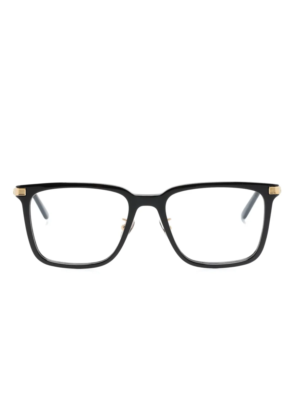 

Очки в квадратной оправе с логотипом Cartier Eyewear, черный