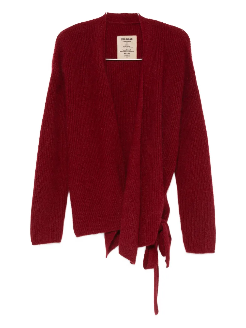 

Кардиган с завязками Uma Wang, красный