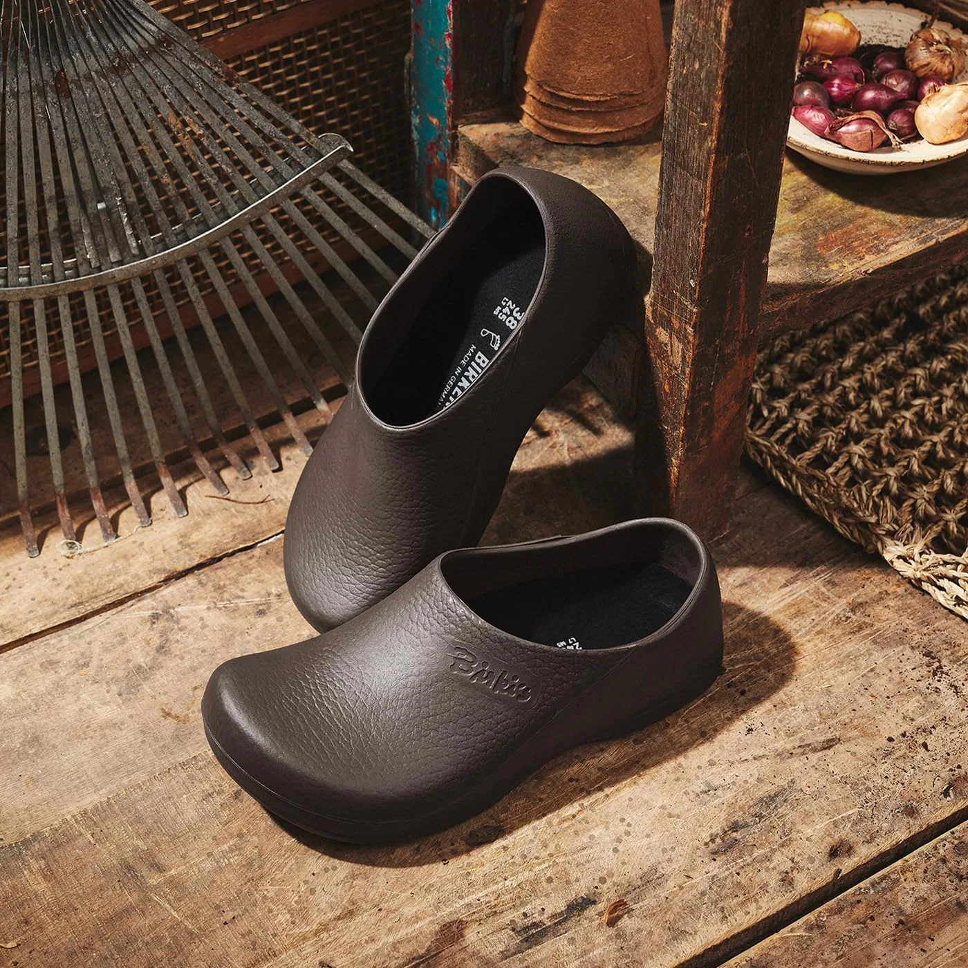 Сабо BIRKENSTOCK Profi Birki Fusion, Brown — фото 2