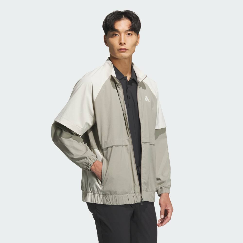 Куртка Track на молнии Adidas, beige — фото 3