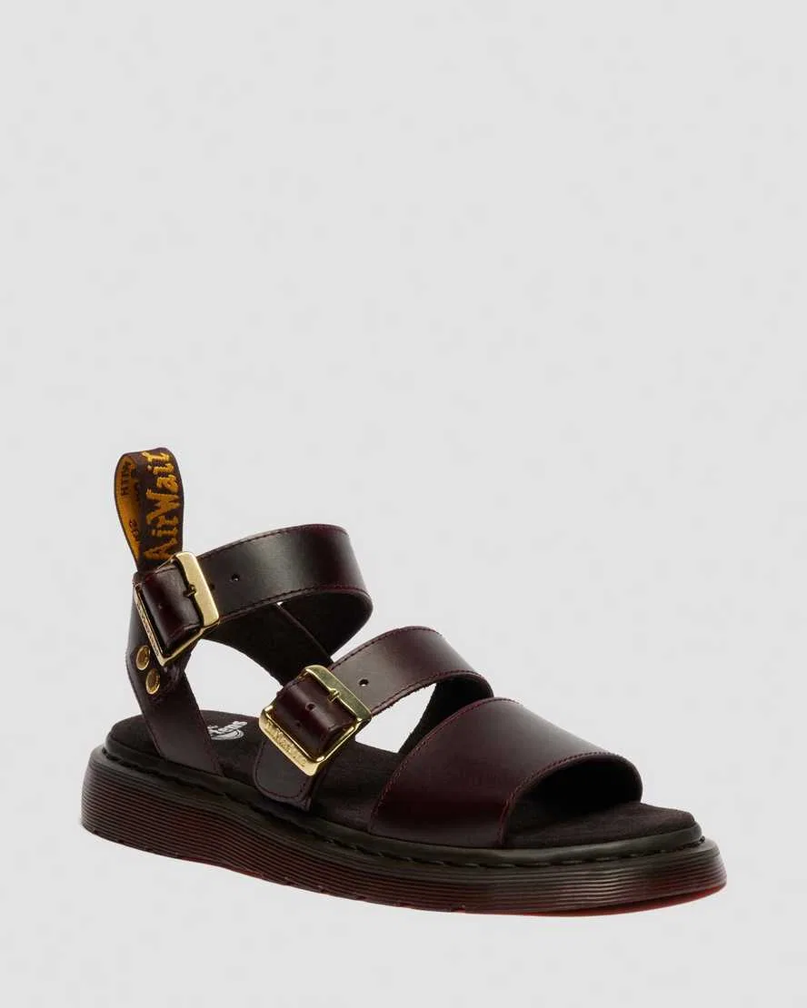 Кожаные гладиаторские сандалии Gryphon Atlas Dr Martens, коричневый