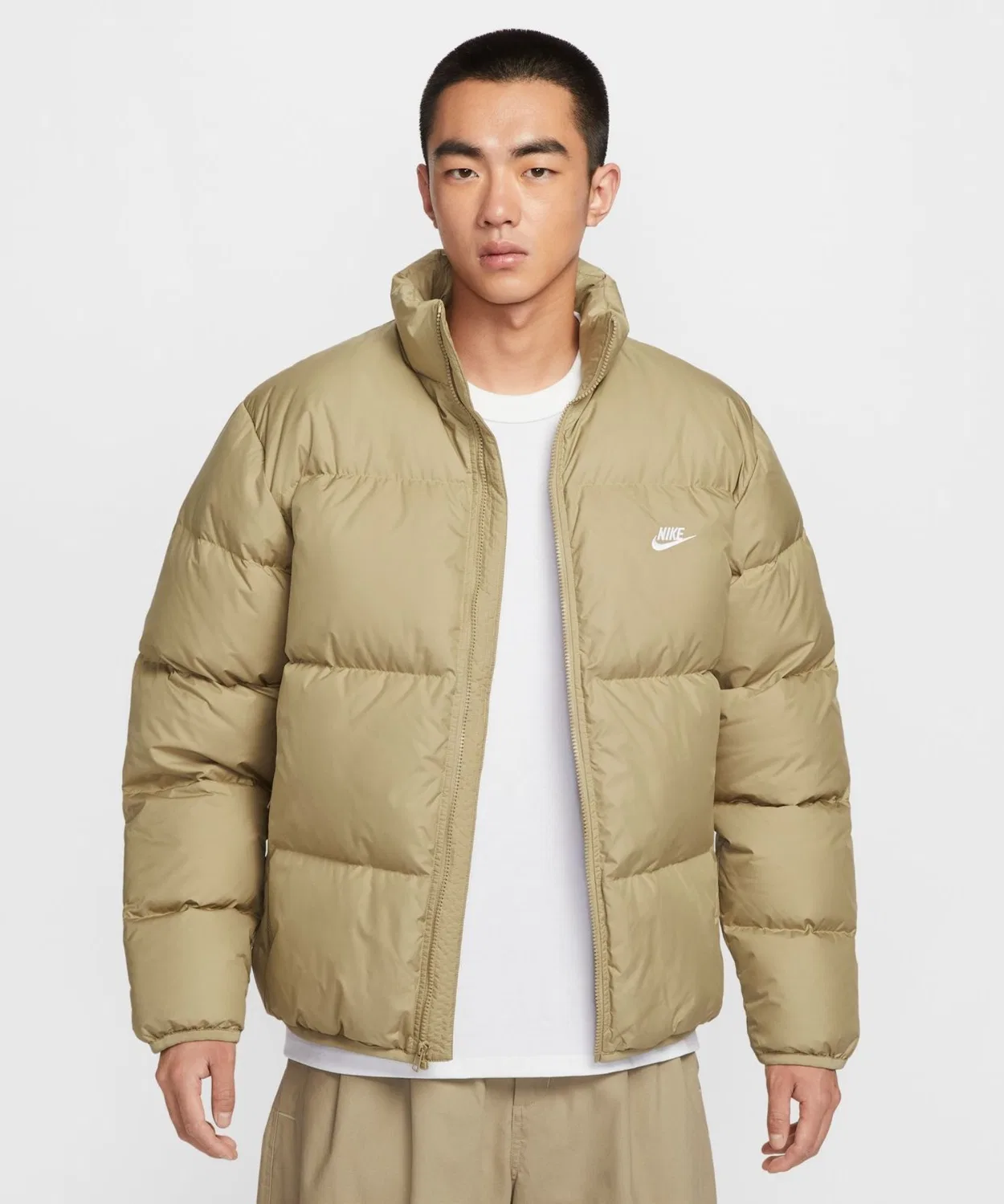 Куртка Nike Therma-FIT Club Puffer Jacket бежевая