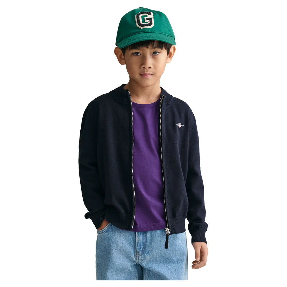 

Свитер Gant 884031 full zip, синий