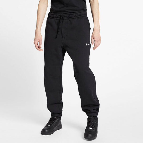 Спортивные штаны Men's Nike Embroidered Logo Fleece Casual Sports Pants/Trousers/Joggers, черный — фото 3