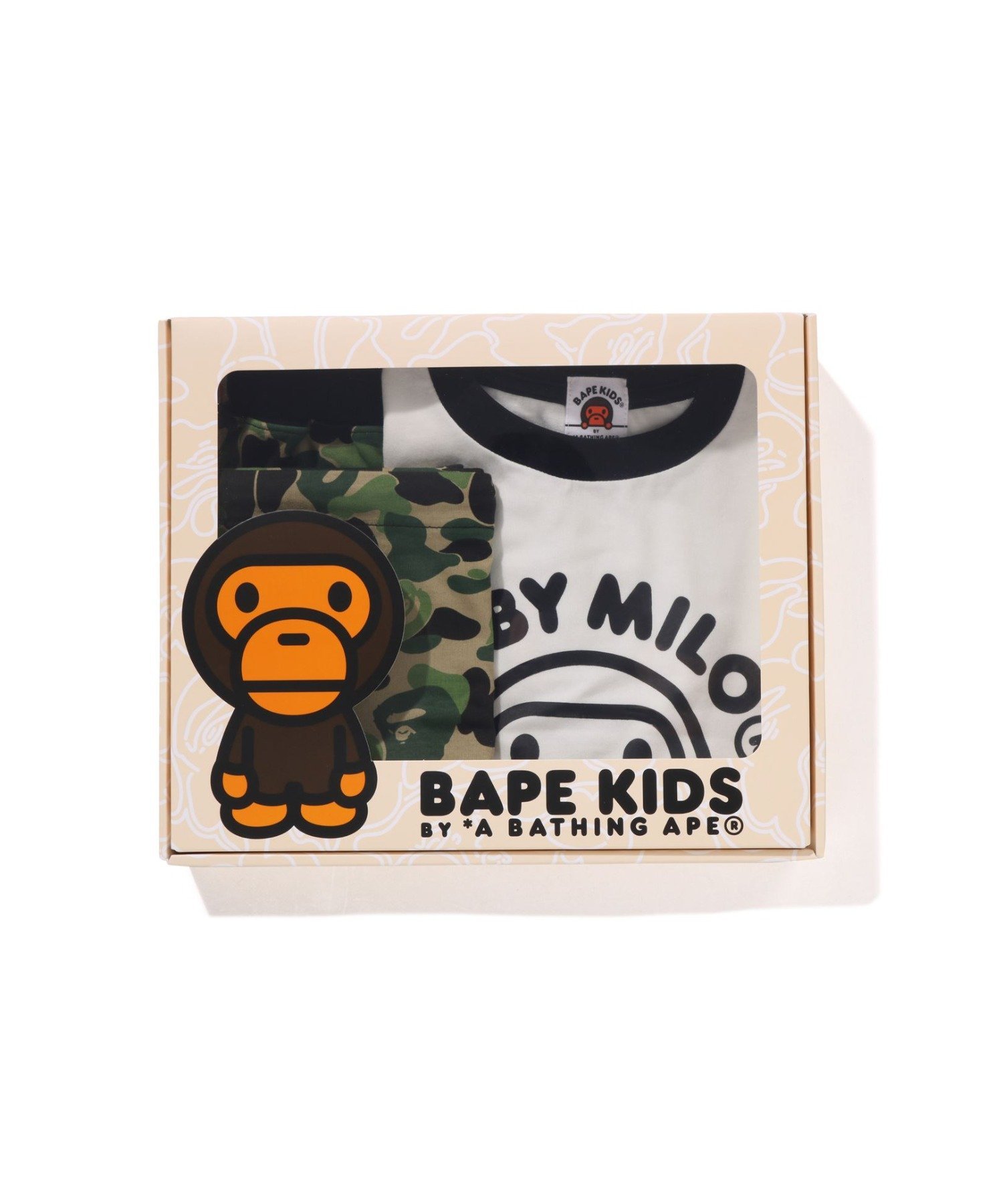 Детский подарочный набор ABC Camo Baby Milo A Bathing Ape, Green — фото 2