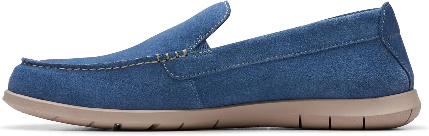 Лоферы Flexway Step, Clarks, голубой — фото 3