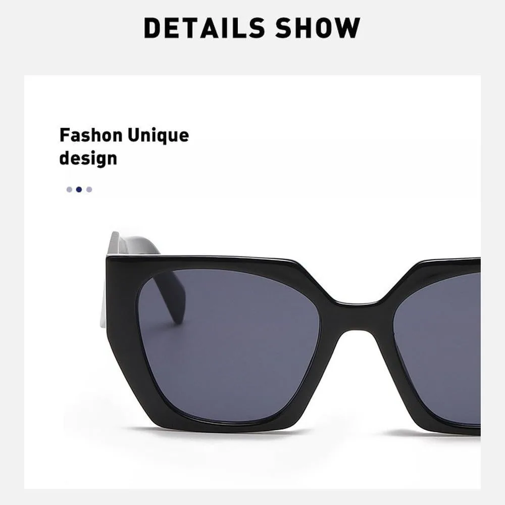 

Модные солнцезащитные очки «кошачий глаз» для женщин, винтажные квадратные солнцезащитные очки в стиле ретро, ​​очки неправильной формы WNCKSQ, C8 Brown Gravel