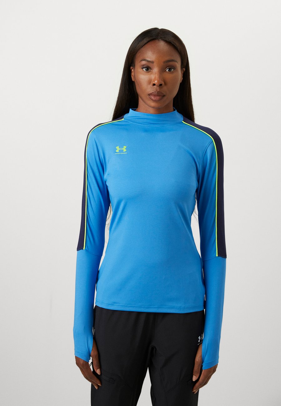 

Топ Under Armour CHALLENGER MIDLAYER, Blue Atlantis/High Vis Yellow/Blue