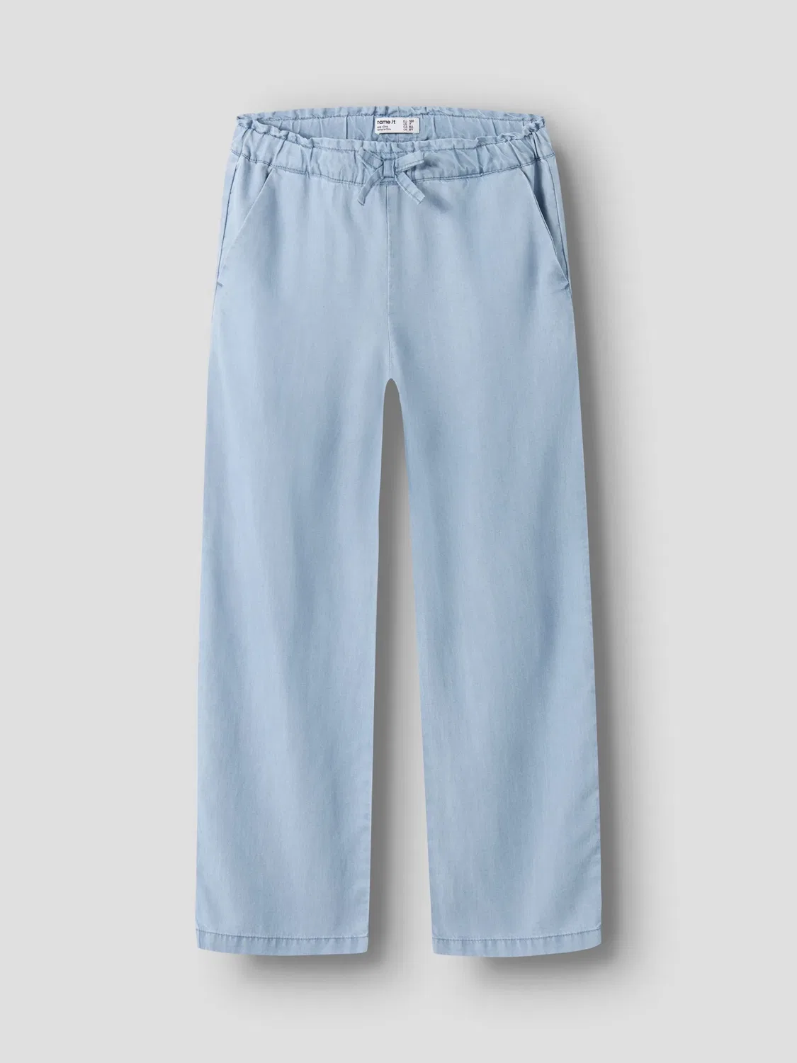 Джинсы свободного кроя Name it, light blue denim — фото 3