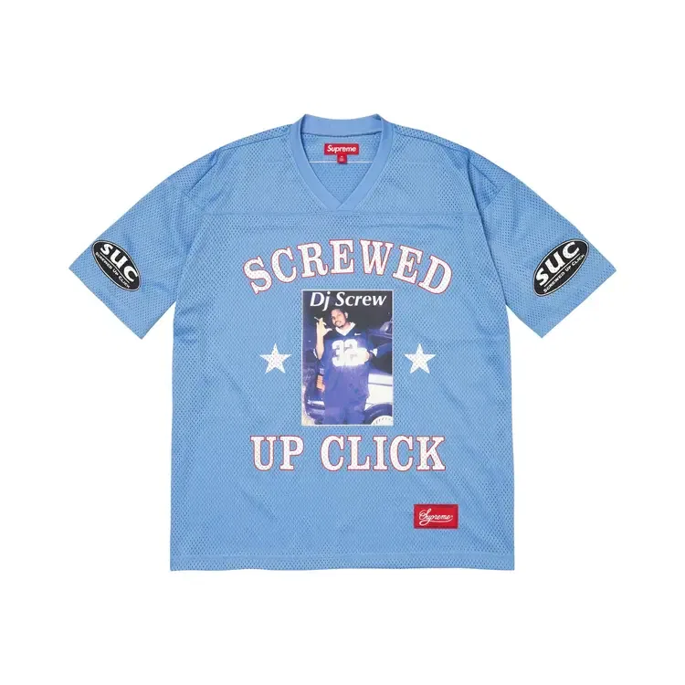 Футболка Supreme x Dj Screw, синий