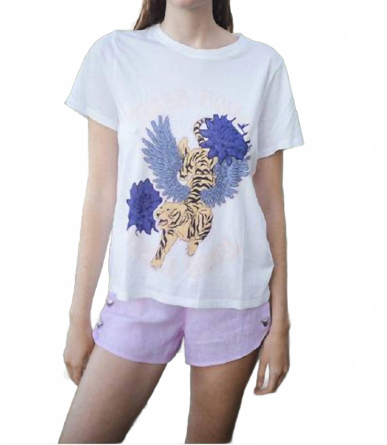 

Футболка Tiger Power в белом цвете тигра Las Surenas