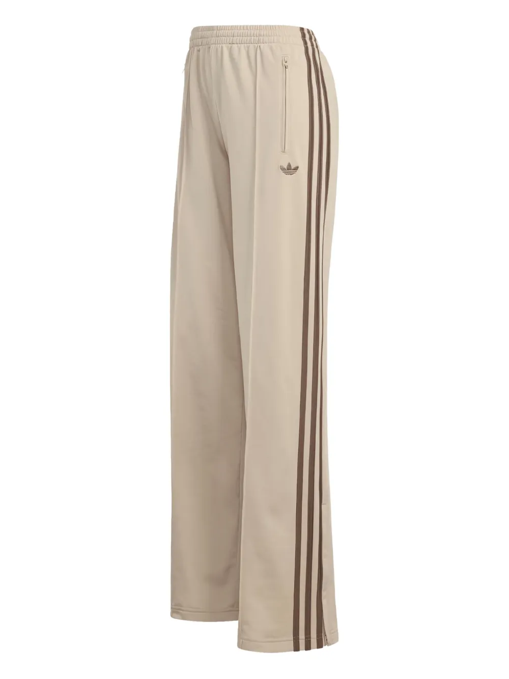 Широкие спортивные брюки в полоску Adidas, нейтральный