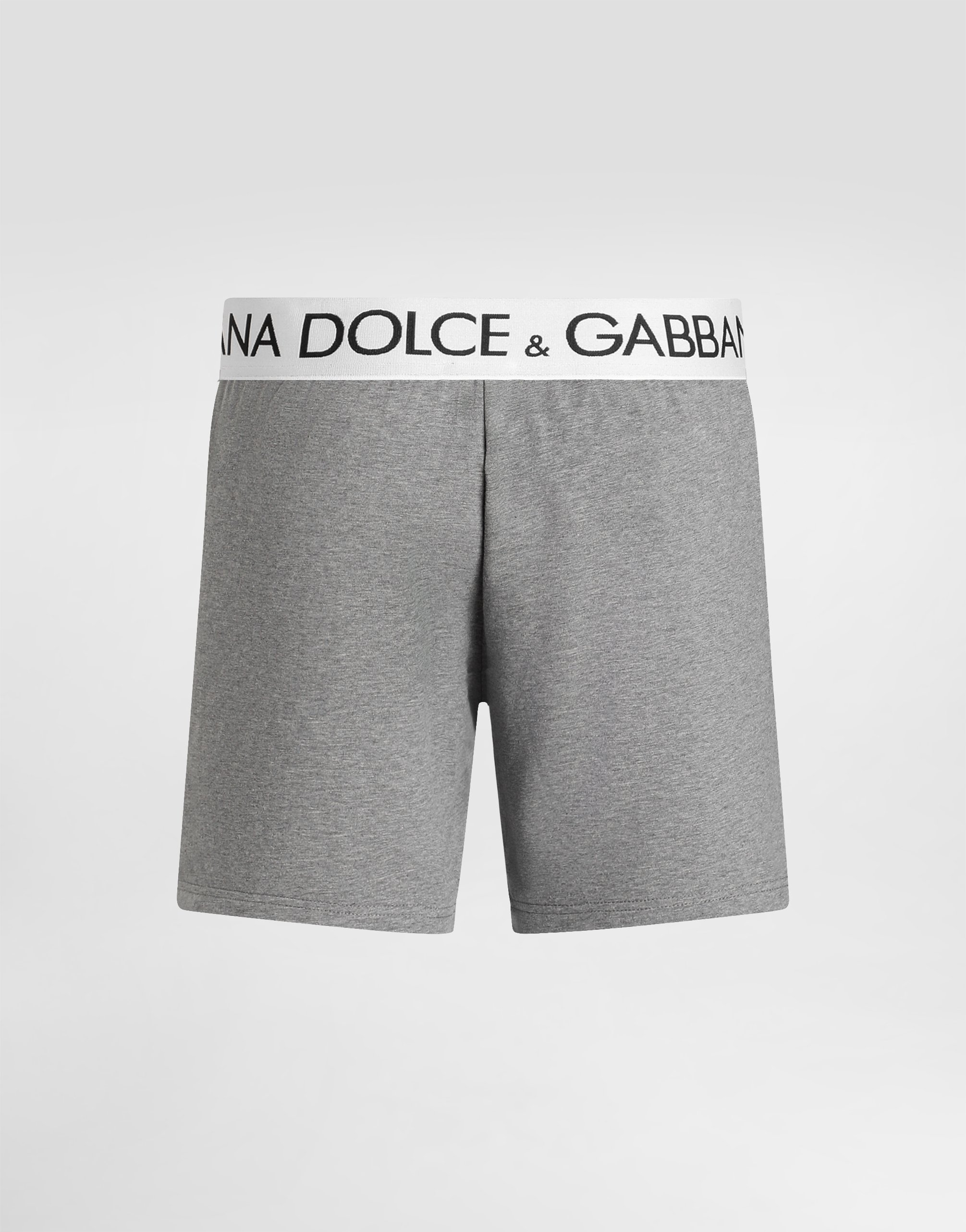 Боксеры из хлопка с двусторонней эластичностью Dolce & Gabbana, серый — фото 2