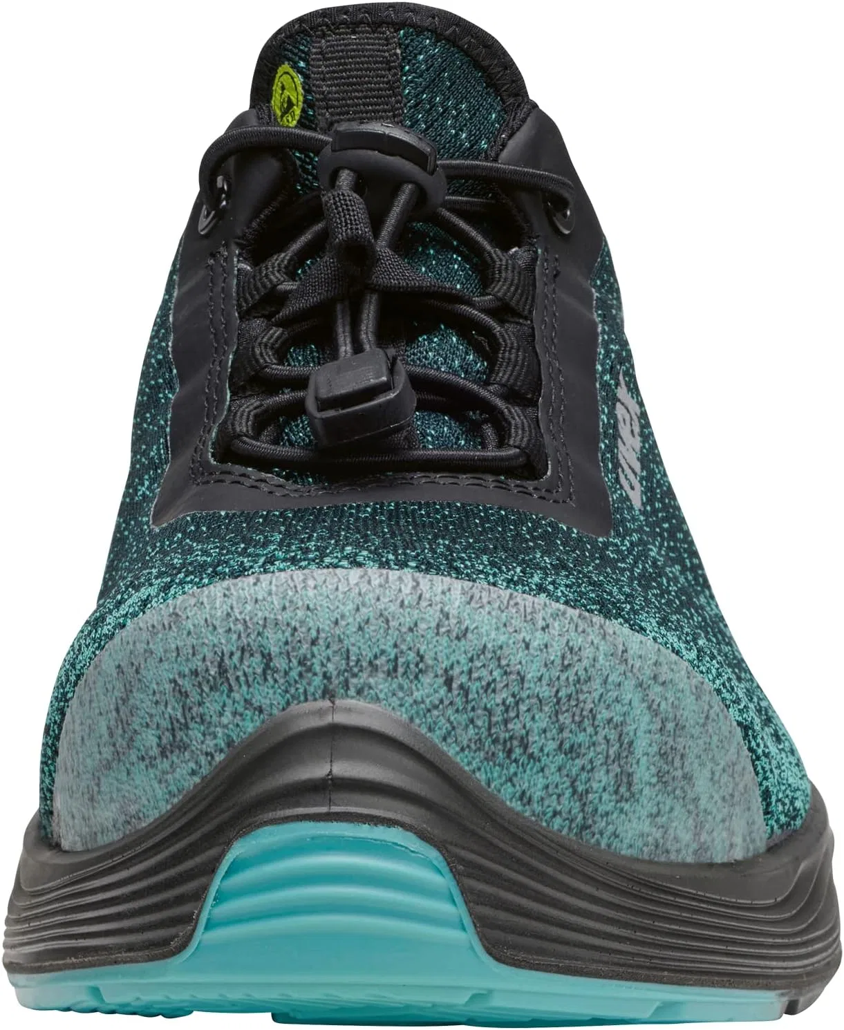 Рабочие ботинки Uvex 1 G2 Planet Safety Shoes S1 P SRC - изготовлены из переработанного ПЭТ, Black Turquoise — фото 2