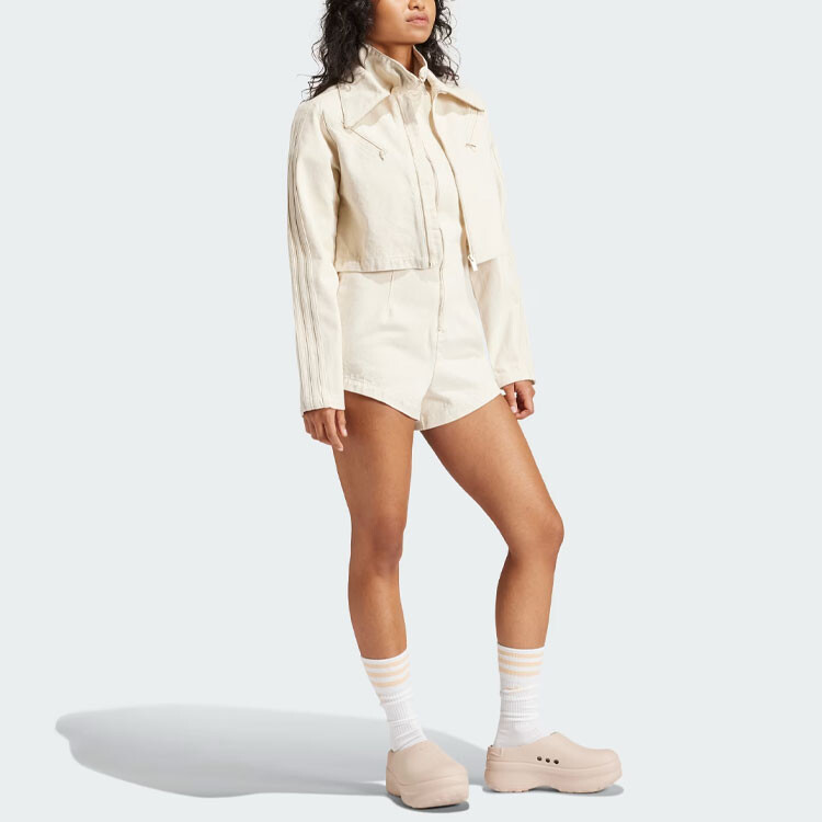 Укороченная джинсовая куртка Adidas Fashion Montreal Adidas Originals — фото 4