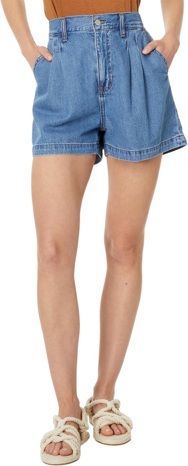 

Шорты Madewell The Harlow Jean Short in Saltzman Wash, синий