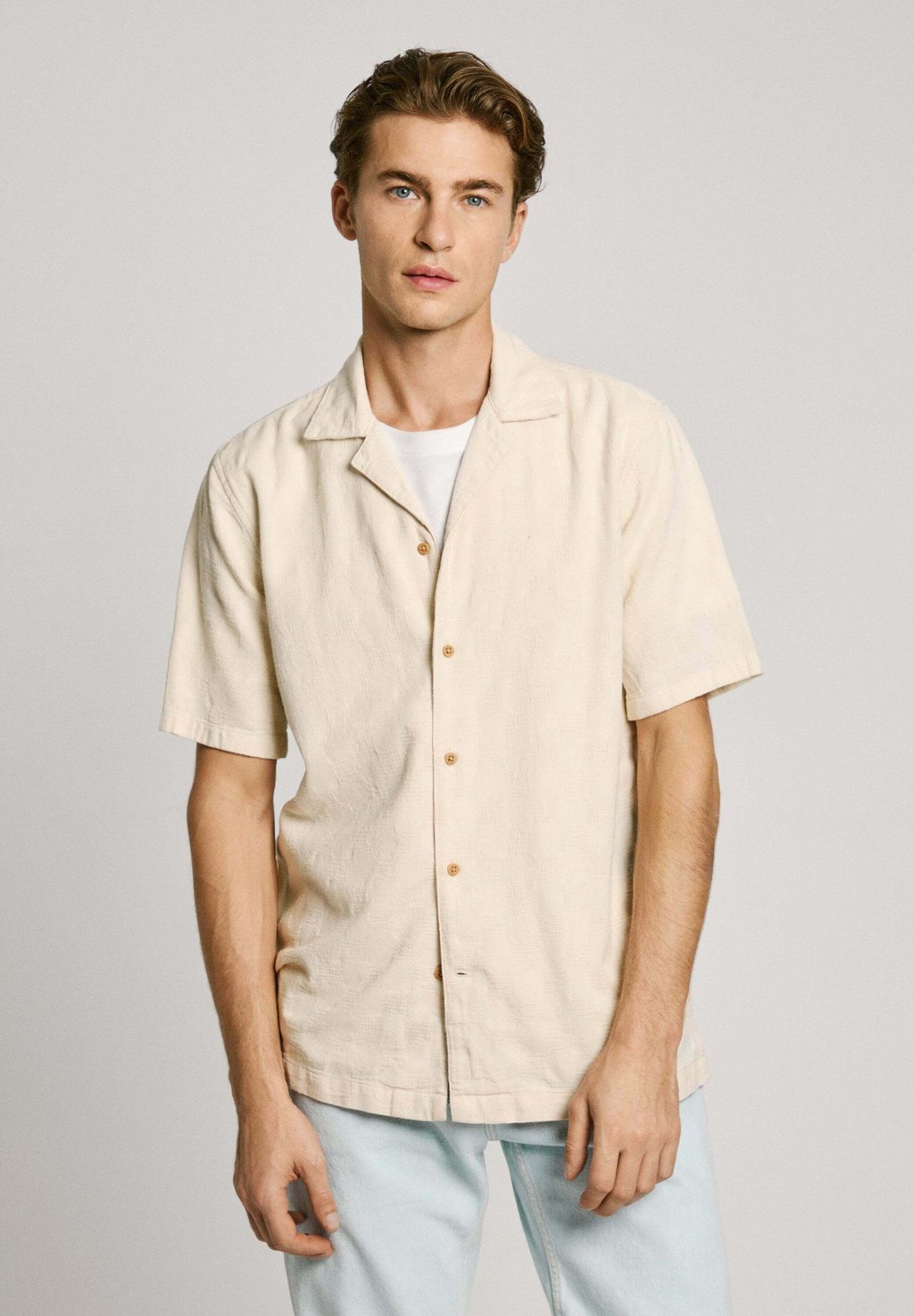 

Рубашка Pepe Jeans, молочный