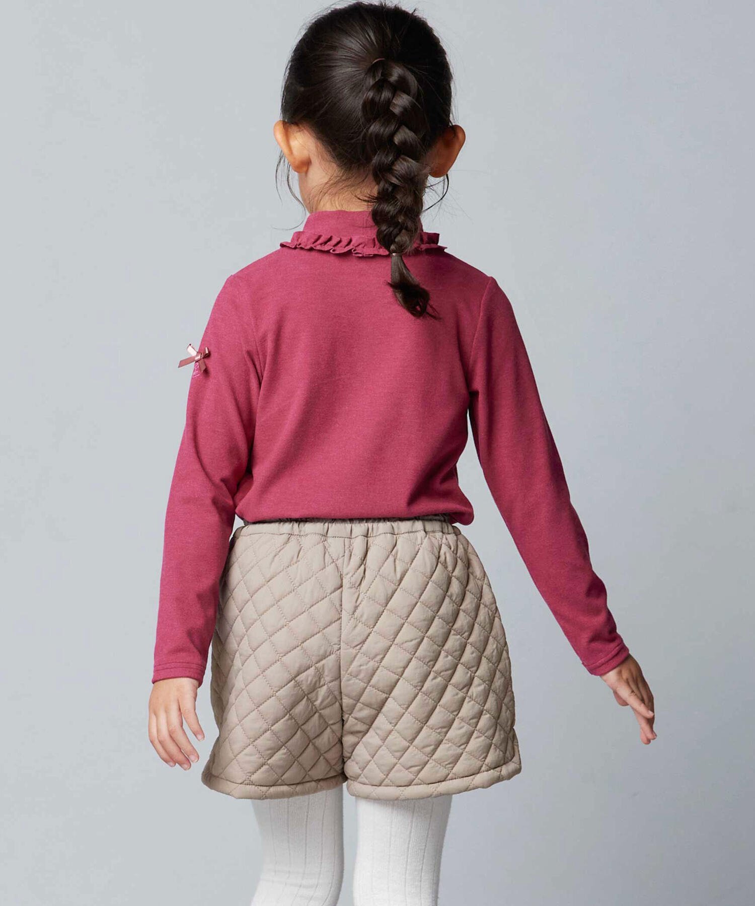 Стеганые шорты из тафты с боковым разрезом (90-150 см) BeBe, Beige — фото 3