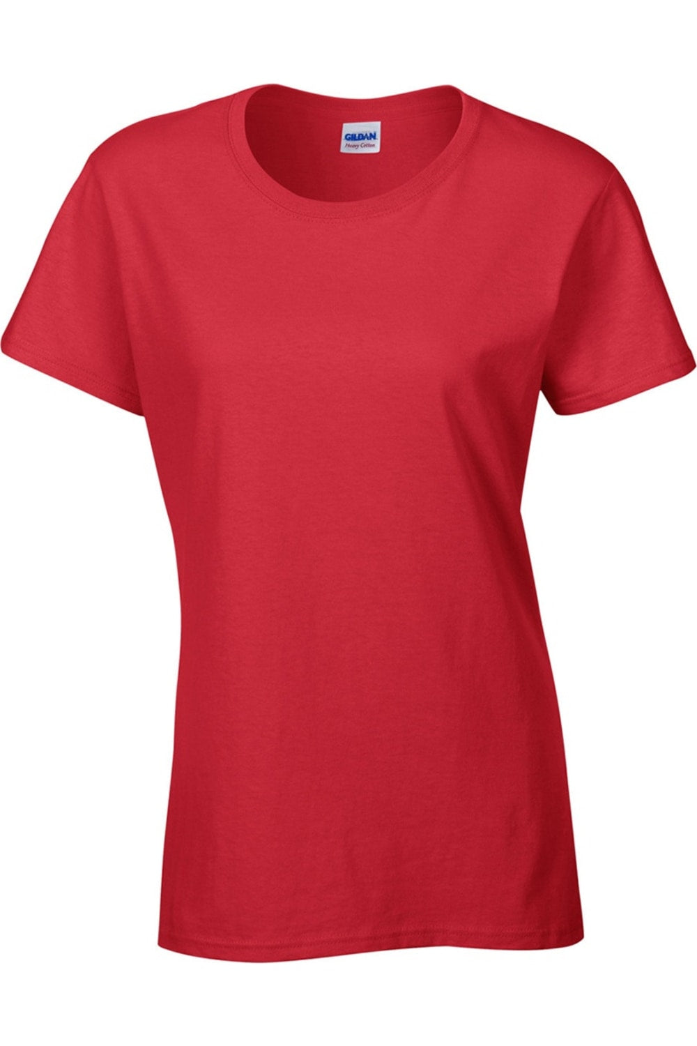 

Футболка Gildan Ladies/Womens из плотного хлопка Missy Fit с коротким рукавом, красный