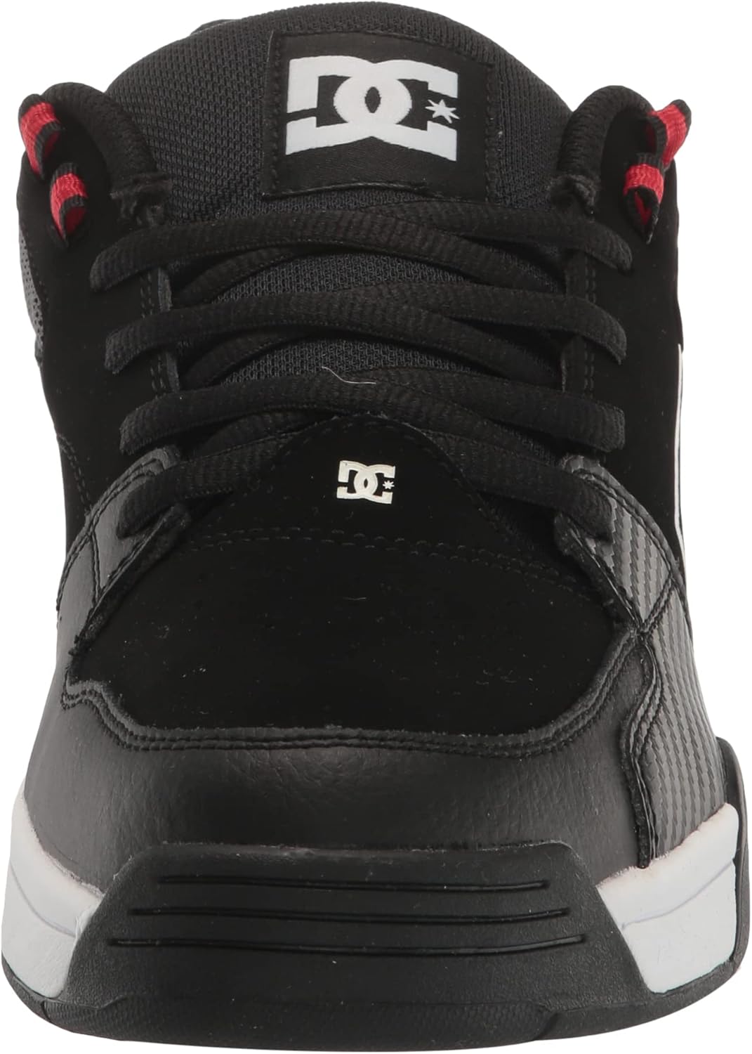 Мужские кроссовки для скейта DC Shoes, универсальные, белый/черный/красный — фото 2