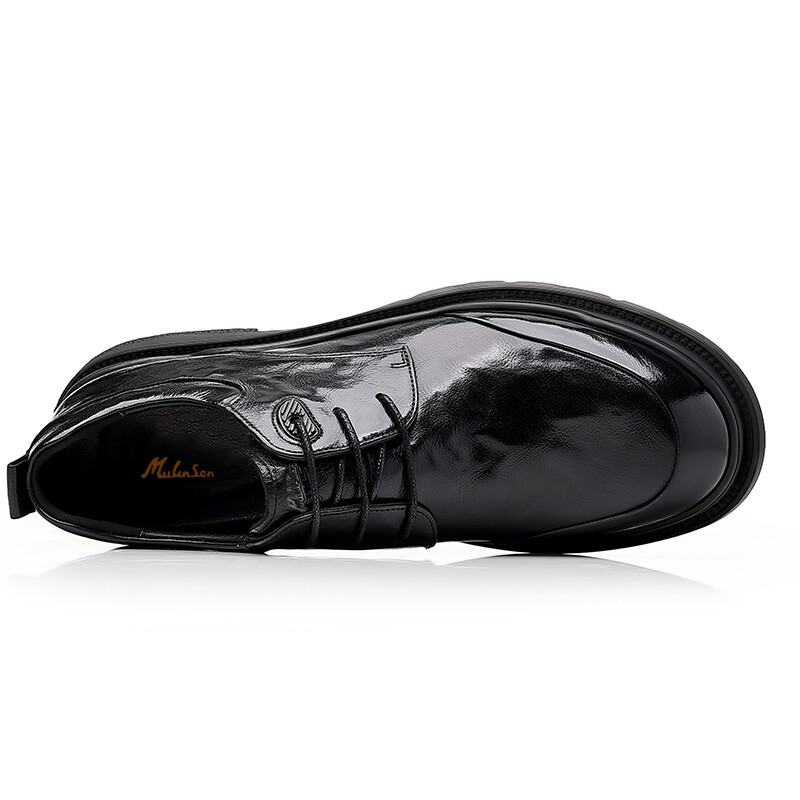 Туфли мужские Men"s Casual Men Low-Top Mulinsen, темно-коричневый — фото 3