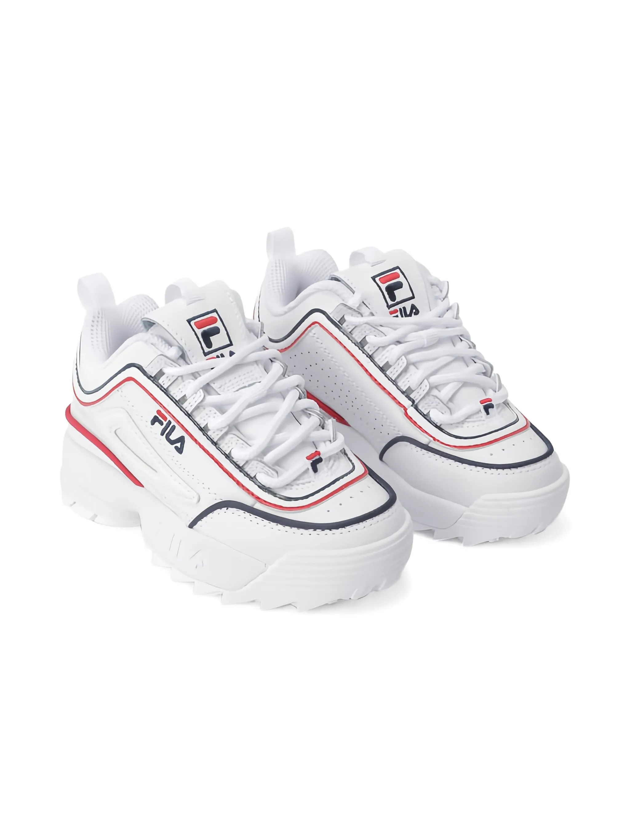 

Кроссовки Disruptor 2 White/Navy/Red Fila Kids, белый