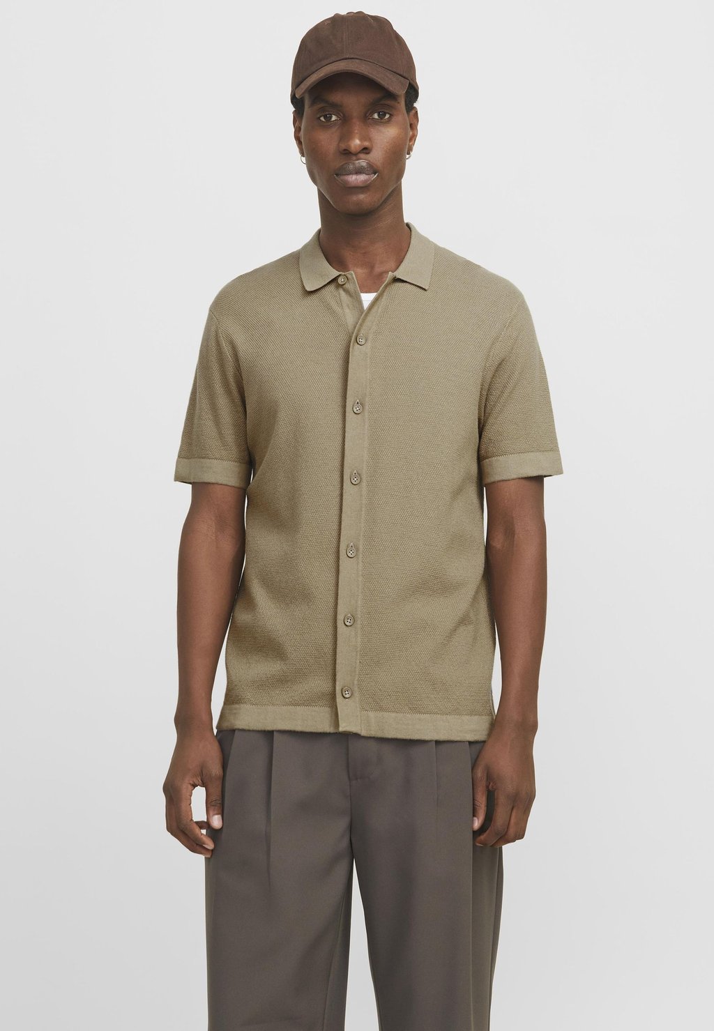 

Рубашка JJEEMIL STRUCTURE Jack & Jones, коричневый
