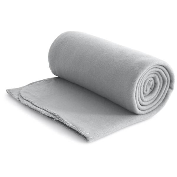 

Флисовое одеяло wometo eco-line 100% recycelt, 130x160 см, светло-серый