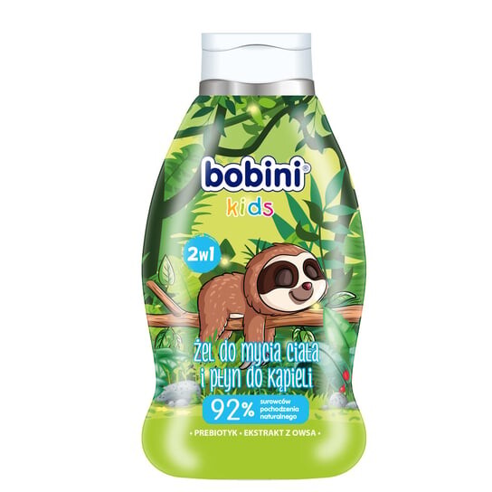 

В1 гель для ванны и тела Ленивец 2в1, 660 мл Bobini, 2