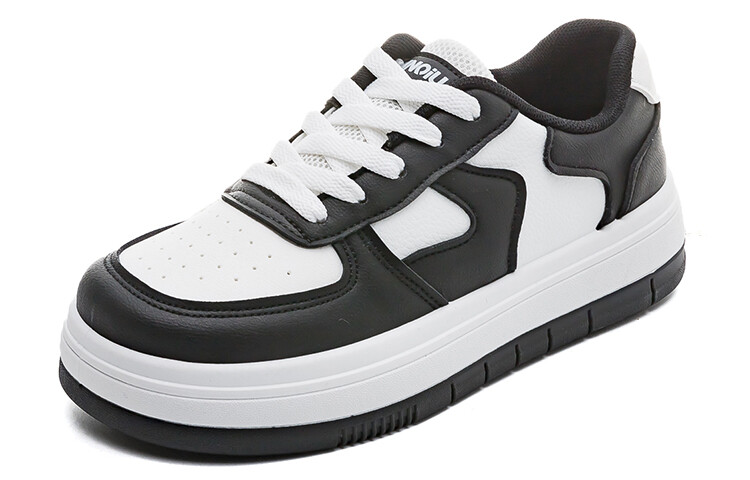 

Кроссовки HUANQIU Skateboarding Shoes Women's Low-top White, черный