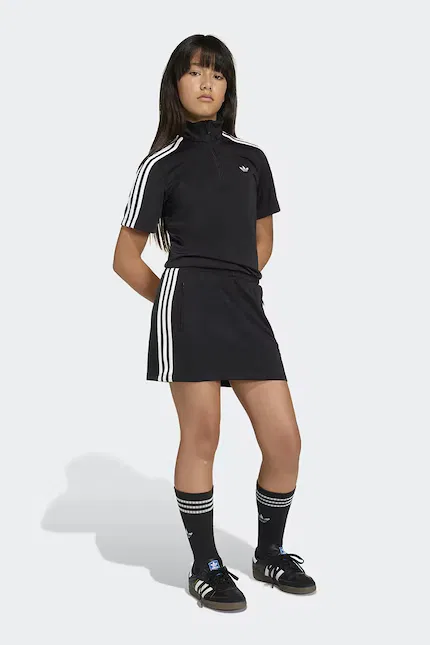 Платье детское с принтом Adidas Originals, черный — фото 4