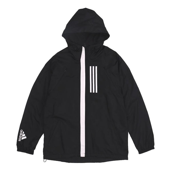 

Куртка adidas Outdoor Windproof Sports Hooded Jacket Black, черный