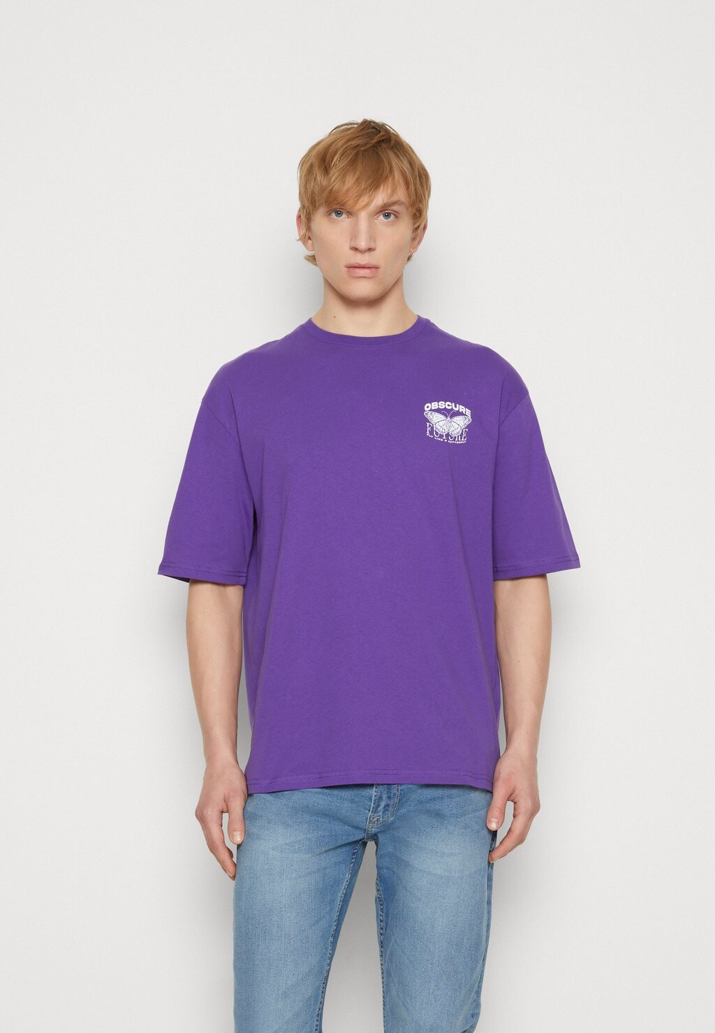 

Футболка с принтом Nostalgia Future Tee Unisex YOURTURN, фиолетовая
