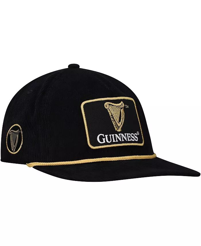 

Мужская черная регулируемая кепка Guinness Golfer Lids