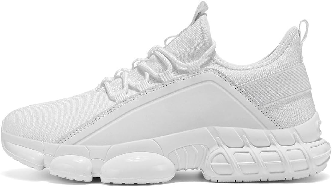 

Мужские кроссовки для бега - легкие и дышащие кеды для спорта, прогулок и повседневной носки (разные цвета) Aoplus, белый