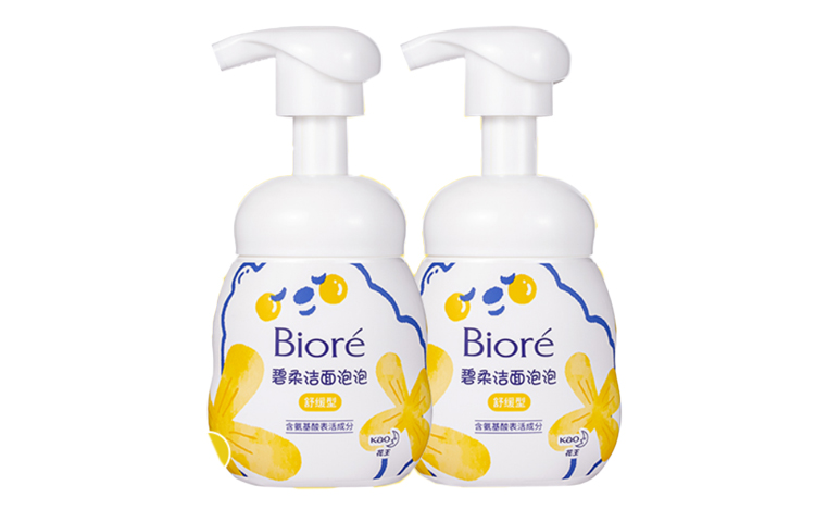 

Kao Bubbles Bear Пенка для умывания плотная пена увлажняющее очищение гидратация/контроль жира/успокаивающее 1 60мл Biore, Soothing cleansing foam 160ml*2